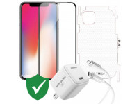 Combo quà VIP cho iPhone 11 cũ (Cốc 20W+Cáp C to L Innostyle+Dán TOP+PPF+24hCare 12 Tháng)