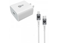 Combo Cốc sạc 20W + Cáp sạc C to L 9FIT