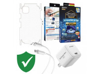 Combo quà VIP cho iPhone 12/12 Pro cũ (Cốc 20W+Cáp C to L Innostyle+Dán DEKEY+PPF+VIP 1 đổi 1 12 Tháng)