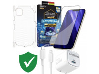 Combo VIP iPhone 12/12 Pro Max cũ (Cốc 20W+Cáp C to L ANKER+Dán DEKEY+PPF+VIP 1 đổi 1 12 Tháng)