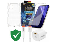Combo VIP iPhone 12/12 Pro Max cũ (Cốc 20W+Cáp C to L REXON+Dán DEKEY+PPF+VIP 1 đổi 1 12 Tháng)