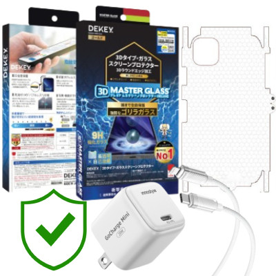 Combo VIP iPhone 12/12 Pro cũ (Cốc 20W+Cáp C to L Innostyle+Dán DEKEY+PPF+24hCare 12 Tháng) SKU: COMBO00108