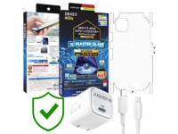 Combo VIP iPhone 12/12 Pro cũ (Cốc 20W+Cáp C to L ANKER+Dán DEKEY+PPF+24hCare 12 Tháng)