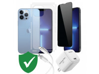 Combo VIP iPhone 13 Pro Max cũ (Cốc 20W+Cáp C to L Innostyle+Dán DEKEY+PPF+VIP 1 đổi 1 12 Tháng)