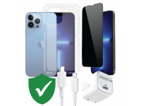 Combo VIP iPhone 13 Pro Max cũ (Cốc 20W+Cáp C to L ANKER+Dán DEKEY+PPF+VIP 1 đổi 1 12 Tháng)