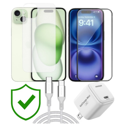 Combo VIP iPhone 15 Plus cũ (Cốc 20W+Cáp C...