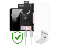 Combo VIP iPhone 16 Plus cũ (Cốc 30W+Cáp C to C ANKER+Dán KINGBULL+PPF+24hCare 12 Tháng)