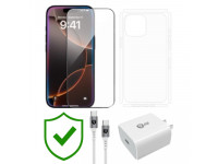 Combo VIP iPhone 16 Pro cũ (Cốc 20W+Cáp C to C 9FIT+Dán KINGBULL+PPF+24hCare 12 Tháng)