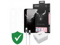 Combo VIP iPhone 16 Plus cũ (Cốc 20W+Cáp C to C 9FIT+Dán KINGBULL+PPF+VIP 1 đổi 1 12 Tháng)