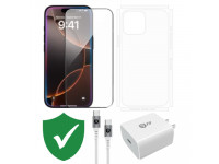 Combo VIP iPhone 16 Pro cũ (Cốc 20W+Cáp C to C 9FIT+Dán KINGBULL+PPF+VIP 1 đổi 1 12 Tháng)