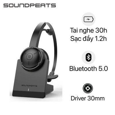 tai nghe chup tai bluetooth co mic soundpeats a7