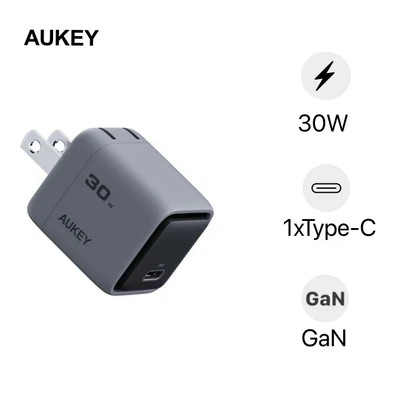 Cốc sạc Aukey Type-C PD 30W PA-C1