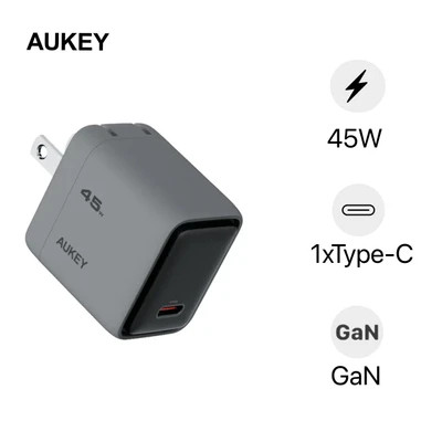 Cốc sạc Aukey Type-C PD 45W PA-C2