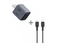 Combo Cốc 30W + Cáp sạc C to C Aukey