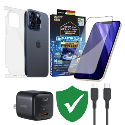 Combo VIP iPhone 15 Pro cũ (Cốc 20W+Cáp C to...