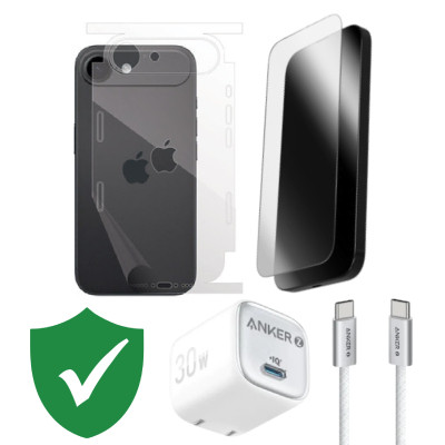 Combo VIP iPhone Air cũ (Cốc 30W+Cáp C to C Anker+Dán ZAGG+PPF+VIP 1 đổi 1 12 Tháng)