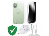 Combo VIP iPhone 17 cũ (Cốc 30W+Cáp C to C Innostyle+Dán ZAGG+PPF+VIP 1 đổi 1 12 Tháng)