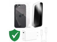 Combo VIP iPhone Air cũ (Cốc 30W+Cáp C to C Mophie+Dán ZAGG+PPF+VIP 1 đổi 1 12 Tháng)