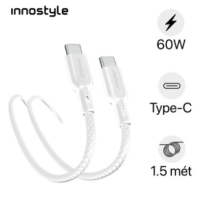 Cáp Innostyle PowerNova USB-C to C ICC150 1.5M 60W