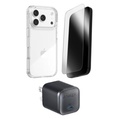 Combo VIP iPhone 17 Pro (Cốc 45W Anker+Dán ZAGG+Ốp ZAGG) SKU: COMBO00455