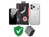 Combo VIP iPhone 17 Pro (Cốc 45W Aukey+Dán KINGBULL+Ốp MIPOW+VIP 1 đổi 1 12 Tháng)