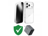 Combo VIP iPhone 17 Pro (Cốc 45W Aukey+Dán ZAGG+Ốp ZAGG+VIP 1 đổi 1 12 Tháng)