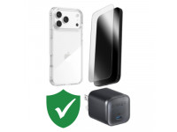 Combo VIP iPhone 17 Pro Max (Cốc 45W Anker+Dán ZAGG+Ốp ZAGG+VIP 1 đổi 1 12 Tháng)