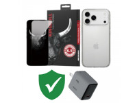 Combo VIP iPhone 17 Pro Max (Cốc 45W Aukey+Dán KINGBULL+Ốp MIPOW+VIP 1 đổi 1 12 Tháng)