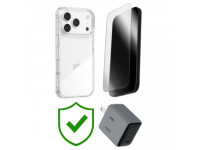 Combo VIP iPhone 17 Pro (Cốc 45W Aukey+Dán ZAGG+Ốp ZAGG+VIP 24 Tháng toàn diện)