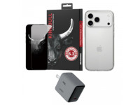 Combo VIP iPhone 17 Pro (Cốc 45W Aukey+Dán KINGBULL+Ốp MIPOW)