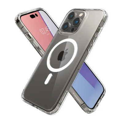Ốp lưng iPhone 14 Pro Max Spigen Crystal Hybrid Magsafe ACS04643