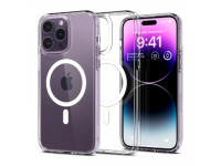 Ốp lưng iPhone 14 Pro Max Spigen Crystal Hybrid Magsafe ACS04643