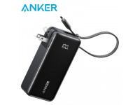 Sạc dự phòng Anker 10000mAh 30W tích hợp cáp USB-C có chân cắm A1637