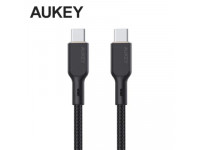 Cáp sạc Aukey CB-KCC101 C-C bọc dù lõi Kevlar siêu bền 1M