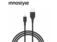 Cáp Innostyle Jazzy A to lightning MFI 1.5M Black