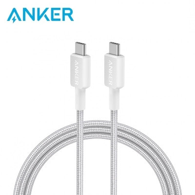 Cáp sạc nhanh Anker 322 Type C - Type C bọc dù 1.8M A81F6