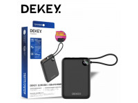 Sạc Dự Phòng DEKEY Power Pioneer 20.000mAh USB-C PD Power Bank 22.5W kèm cáp Type-C