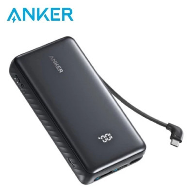Sạc dự phòng Anker 20000mAh 22.5W tích hợp cáp USB-C A110E