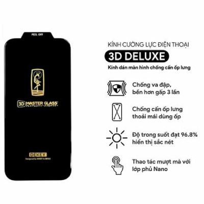 Miếng dán cường lực iPhone 16 Dekey Deluxe