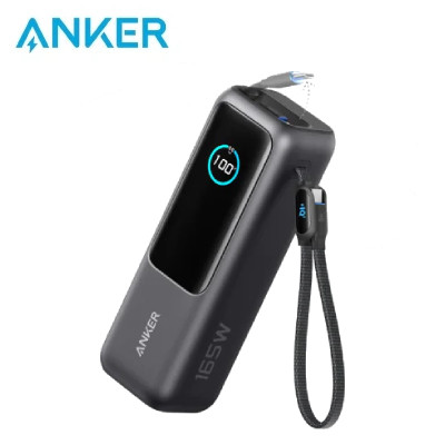 Pin dự phòng Anker Zolo 25000mAh 165W 1C1A tích hợp cáp USB-C A1695