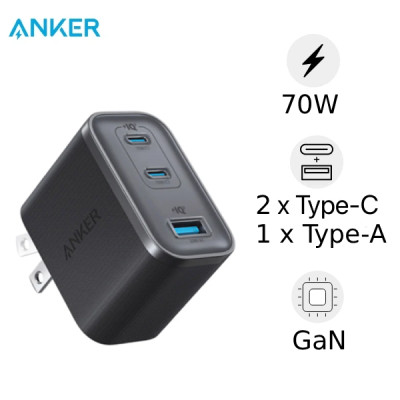 Củ sạc Anker Zolo 2C1A 70W A121A