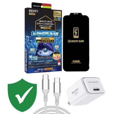 Combo VIP iPhone 16 Pro Max cũ (Cốc 30W+Cáp C to C Innostyle+Dán Dekey+VIP 1 đổi 1 12 Tháng)