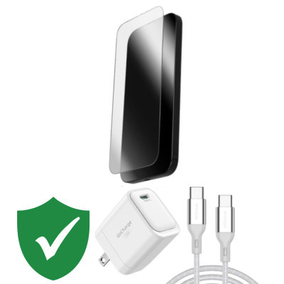 Combo VIP iPhone 17 Pro Max cũ (Cốc 45W+Cáp C to C Innostyle+Dán ZAGG+VIP 1 đổi 1 12 Tháng)