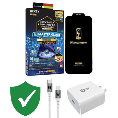 Combo VIP iPhone 16 Pro Max cũ (Cốc 20W+Cáp C to C 9fit+Dán Dekey+VIP 1 đổi 1 12 Tháng)