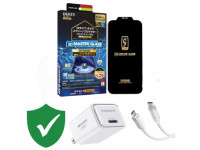Combo VIP iPhone 16 Plus cũ (Cốc 30W+Cáp C to C Innostyle+Dán Dekey+VIP 1 đổi 1 12 Tháng)