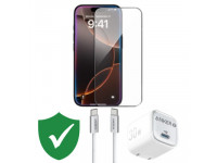 Combo VIP iPhone 16 Pro cũ (Cốc 30W+Cáp C to C Anker+Dán Dekey+VIP 1 đổi 1 12 Tháng)