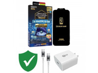 Combo VIP iPhone 16 Pro Max cũ (Cốc 20W+Cáp C to C 9fit+Dán Dekey+VIP 1 đổi 1 12 Tháng)