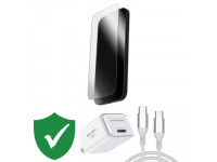 Combo VIP iPhone 17 cũ (Cốc 30W+Cáp C to C Innostyle+Dán ZAGG+VIP 1 đổi 1 12 Tháng)