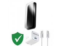 Combo VIP iPhone 17 cũ (Cốc 30W+Cáp C to C Anker+Dán ZAGG+VIP 1 đổi 1 12 Tháng)