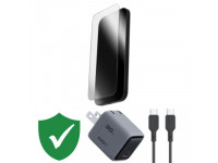 Combo VIP iPhone Air cũ (Cốc 30W+Cáp C to C Aukey+Dán ZAGG+VIP 1 đổi 1 12 Tháng)